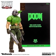 Doom Eternal Action Figure Doom Slayer Classic (Glow In The Dark Edition) Gold Label 18cm