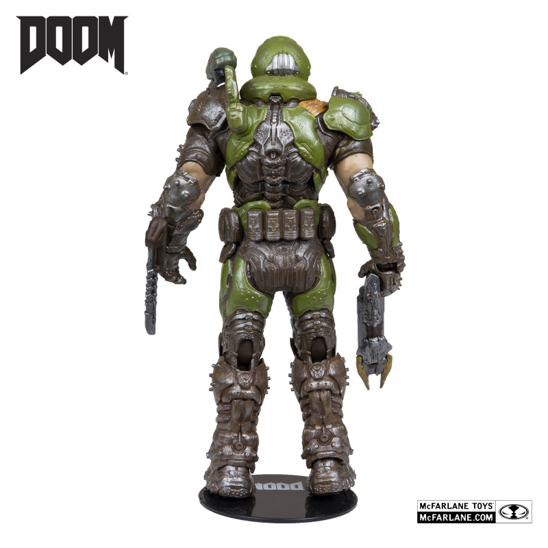 Doom Eternal Action Figure Doom Slayer Classic Gold Label 18cm